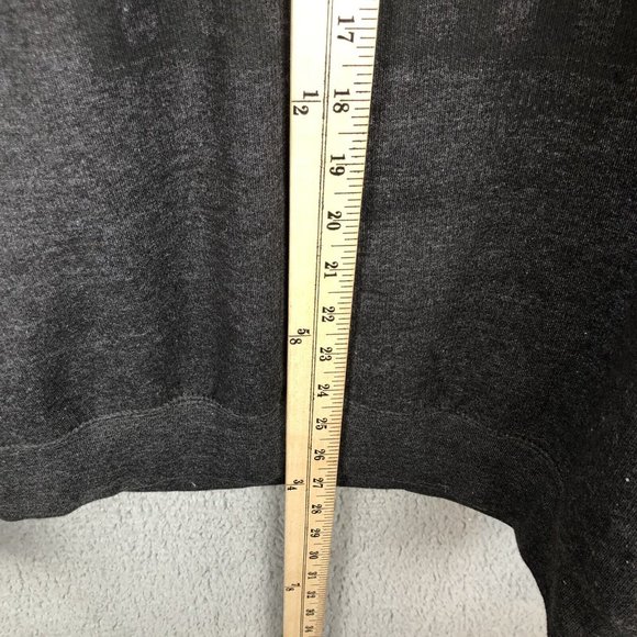 Men's Gray Crewneck Sweater - Picture 6 of 6